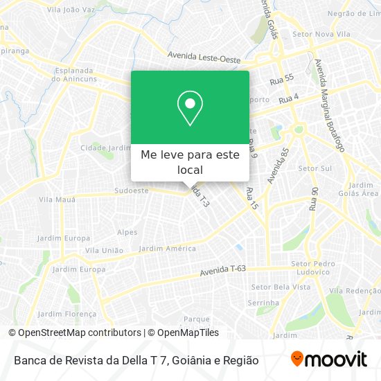 Banca de Revista da Della T 7 mapa