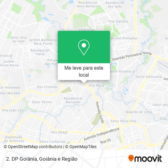 2. DP Goiânia mapa