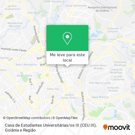 Casa de Estudantes Universitárias / os III (CEU III) mapa