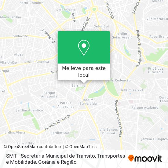 SMT - Secretaria Municipal de Transito, Transportes e Mobilidade mapa