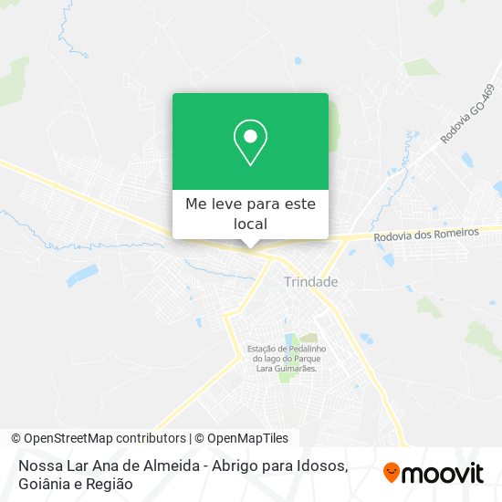 Nossa Lar Ana de Almeida - Abrigo para Idosos mapa