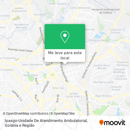 Ipasgo-Unidade De Atendimento Ambulatorial mapa