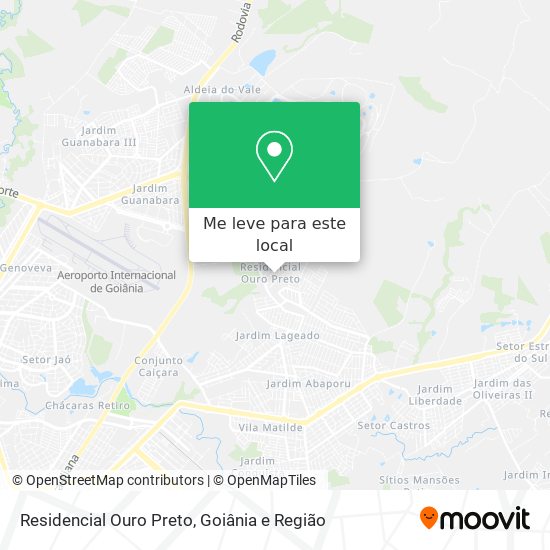 Residencial Ouro Preto mapa