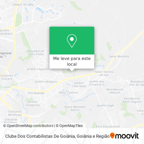 Clube Dos Contabilistas De Goiânia mapa