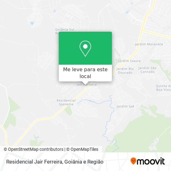 Residencial Jair Ferreira mapa