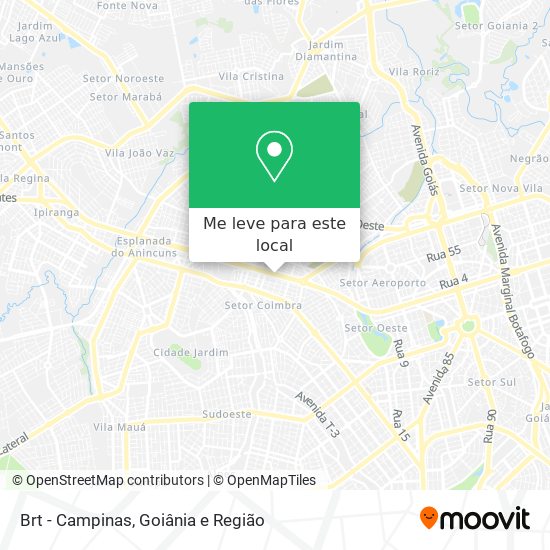 Brt - Campinas mapa