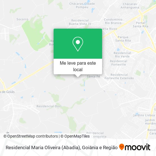 Residencial Maria Oliveira (Abadia) mapa