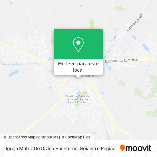 Igreja Matriz Do Divino Pai Eterno mapa