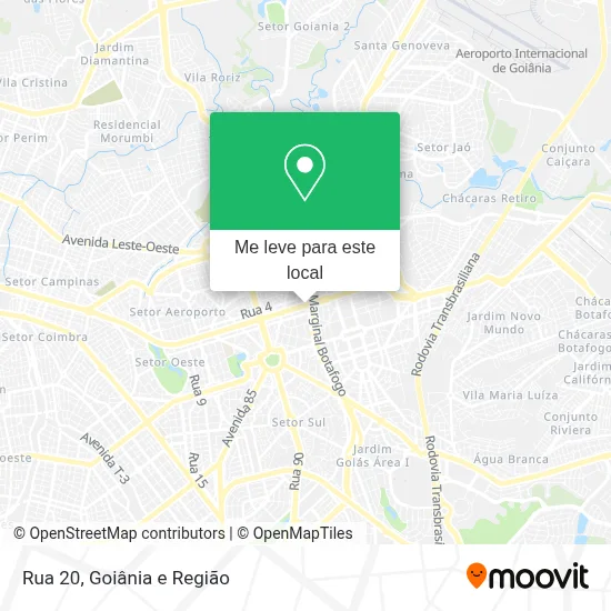 Rua 20 mapa