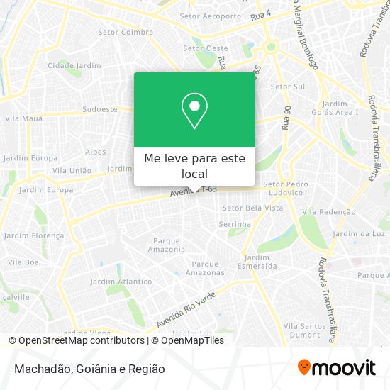 Machadão mapa
