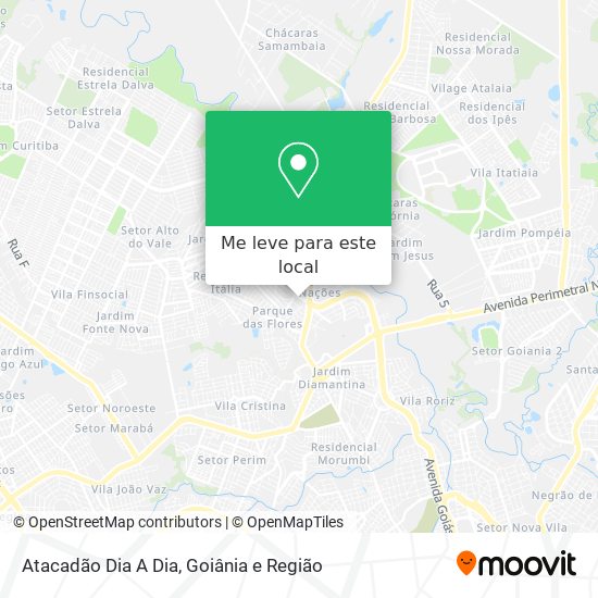 Atacadão Dia A Dia mapa