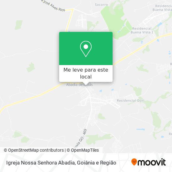 Igreja Nossa Senhora Abadia mapa