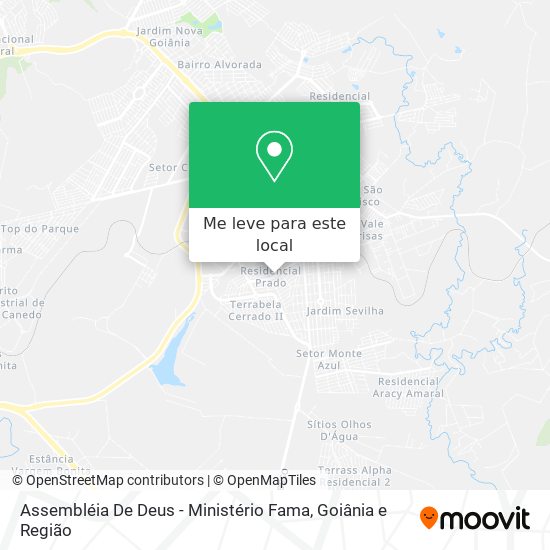 Assembléia De Deus - Ministério Fama mapa