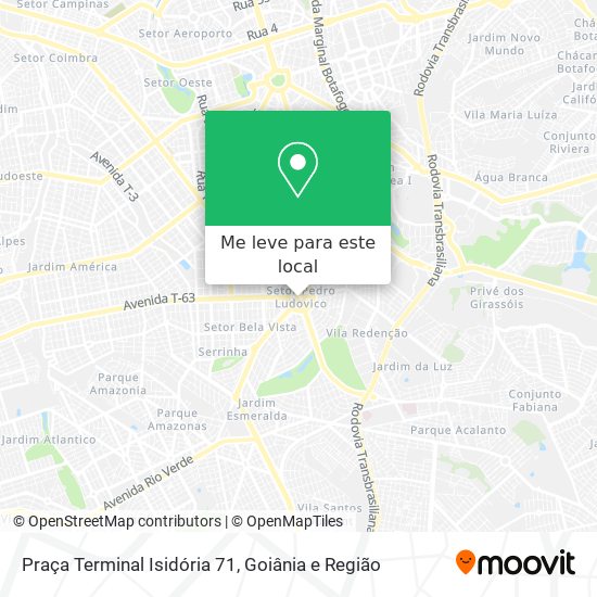 Praça Terminal Isidória 71 mapa