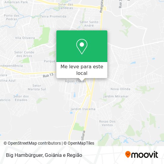 Big Hambúrguer mapa