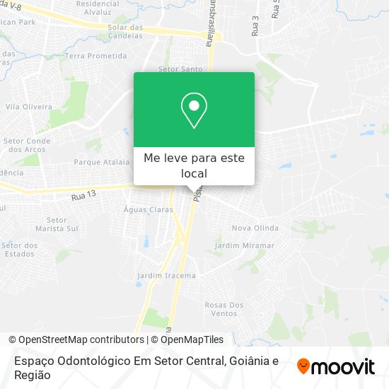 Espaço Odontológico Em Setor Central mapa