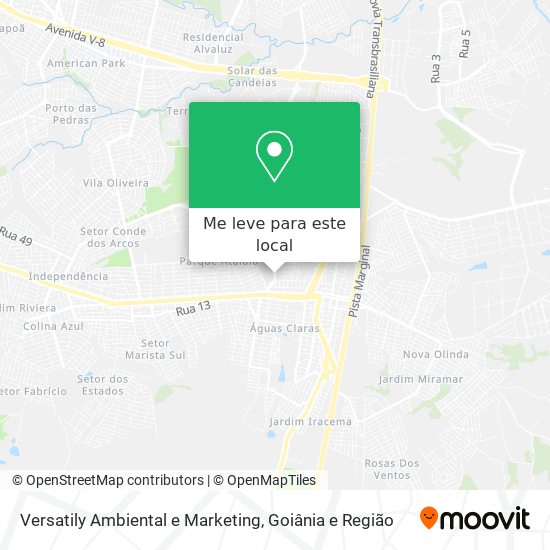 Versatily Ambiental e Marketing mapa