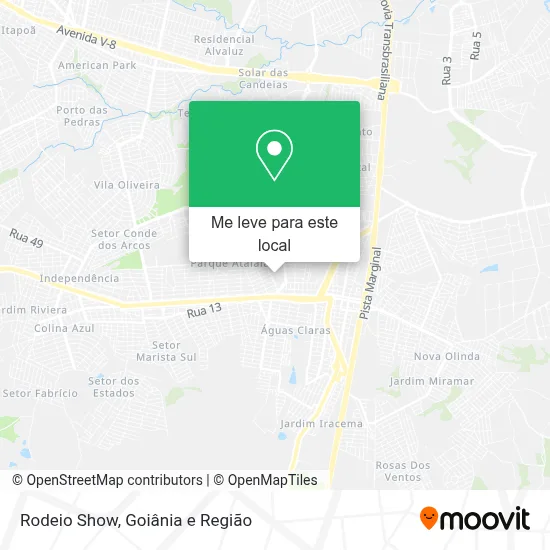 Rodeio Show mapa