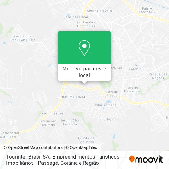 Tourinter Brasil S / a-Empreendimentos Turísticos Imobiliários - Passage mapa