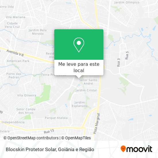 Blocskin Protetor Solar mapa