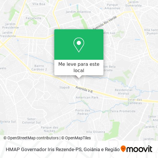 HMAP Governador Iris Rezende-PS mapa