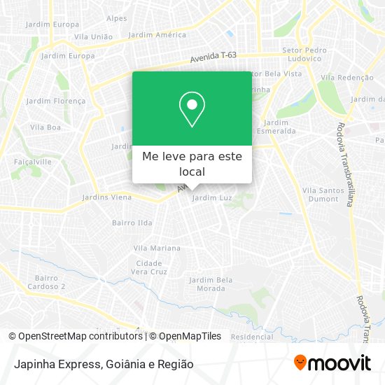 Japinha Express mapa