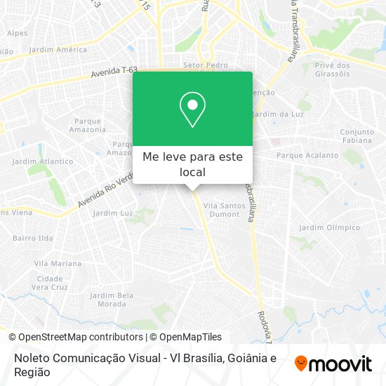 Noleto Comunicação Visual - Vl Brasília mapa