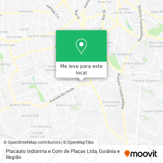 Placauto Indústria e Com de Placas Ltda mapa