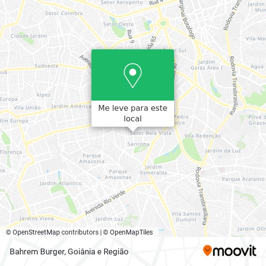 Bahrem Burger mapa