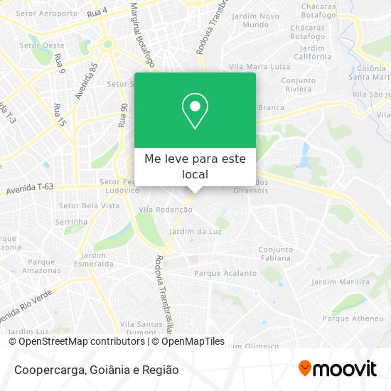 Coopercarga mapa