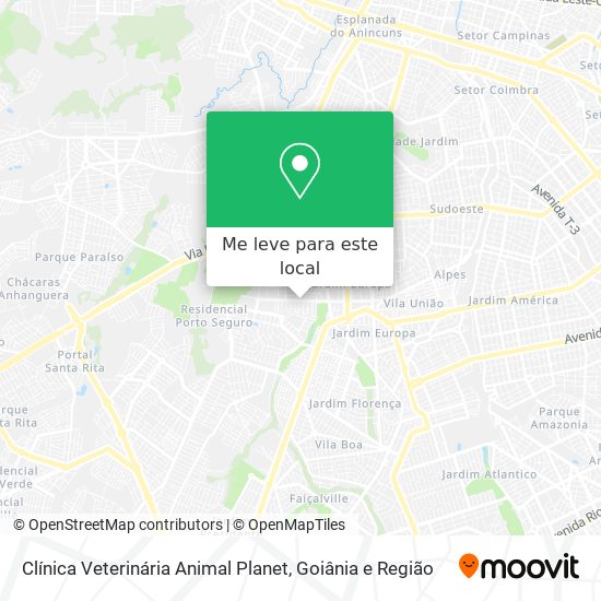 Clínica Veterinária Animal Planet mapa