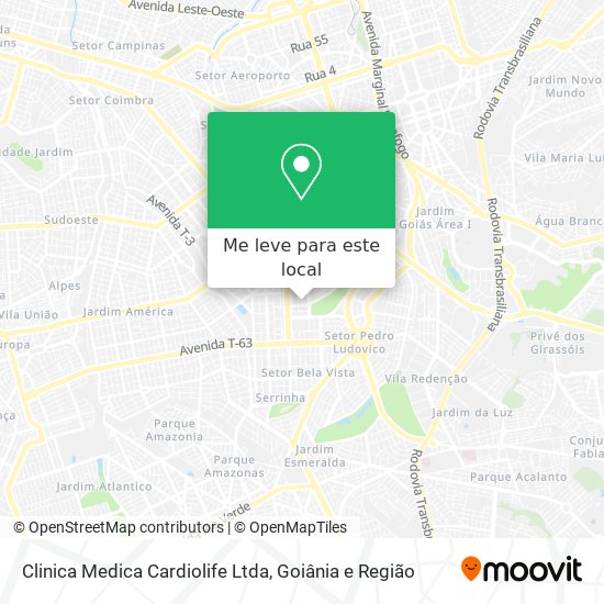Clinica Medica Cardiolife Ltda mapa