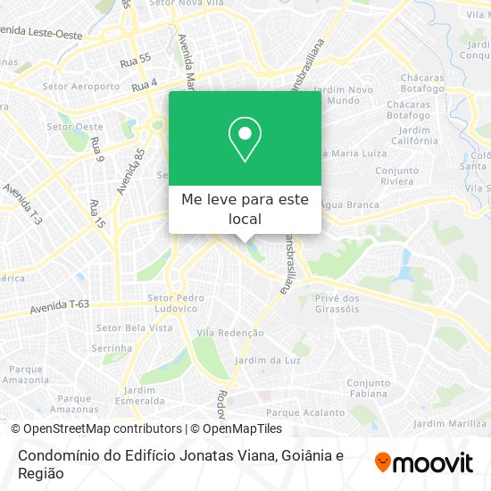 Condomínio do Edifício Jonatas Viana mapa