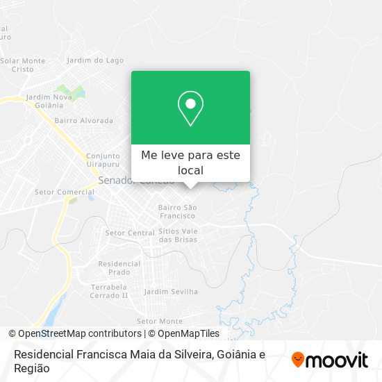 Residencial Francisca Maia da Silveira mapa