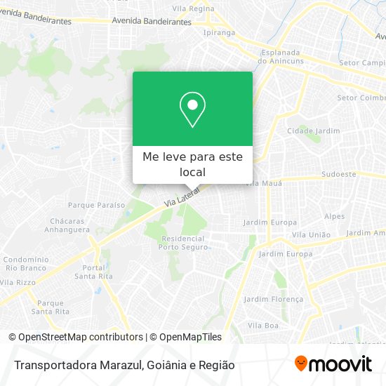 Transportadora Marazul mapa