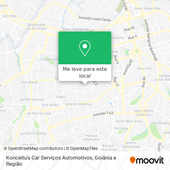 Konceitu's Car Serviços Automotivos mapa