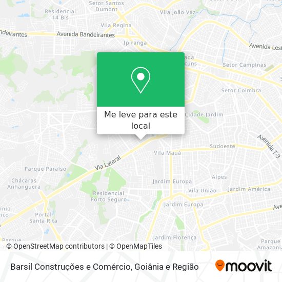 Barsil Construções e Comércio mapa