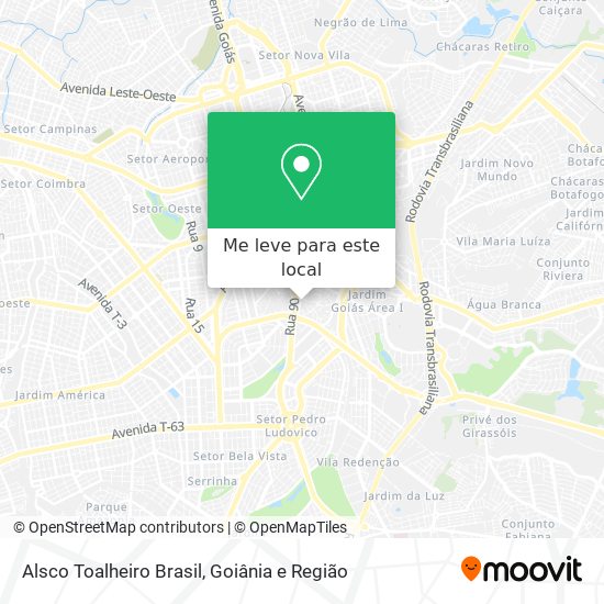 Alsco Toalheiro Brasil mapa