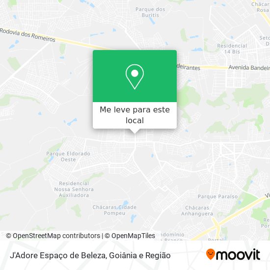 J'Adore Espaço de Beleza mapa