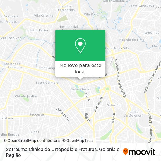 Sotrauma Clínica de Ortopedia e Fraturas mapa
