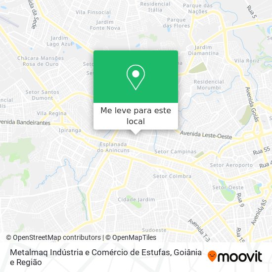 Metalmaq Indústria e Comércio de Estufas mapa