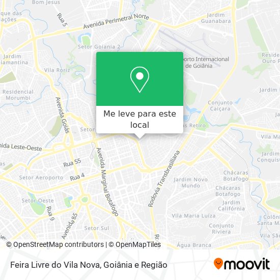 Feira Livre do Vila Nova mapa