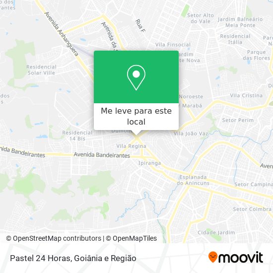 Pastel 24 Horas mapa