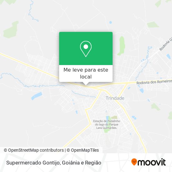 Supermercado Gontijo mapa