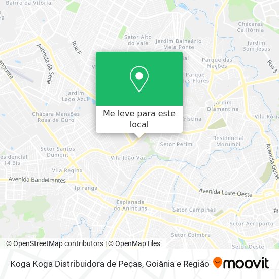 Koga Koga Distribuidora de Peças mapa