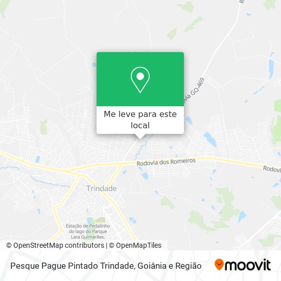 Pesque Pague Pintado Trindade mapa