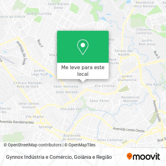 Gynnox Indústria e Comércio mapa