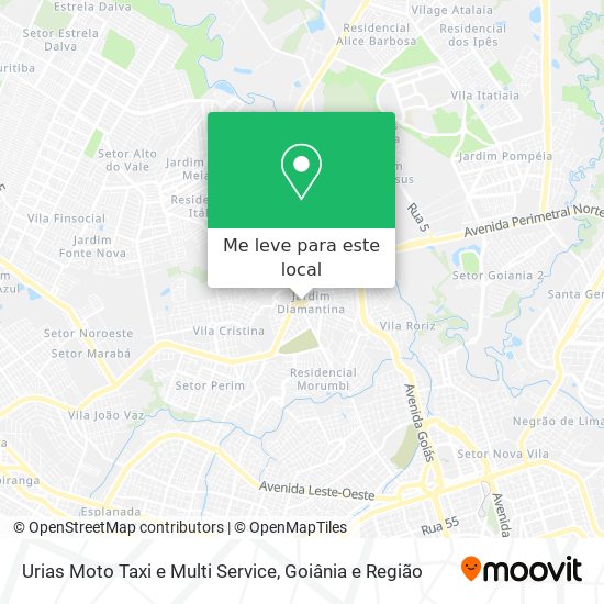 Urias Moto Taxi e Multi Service mapa