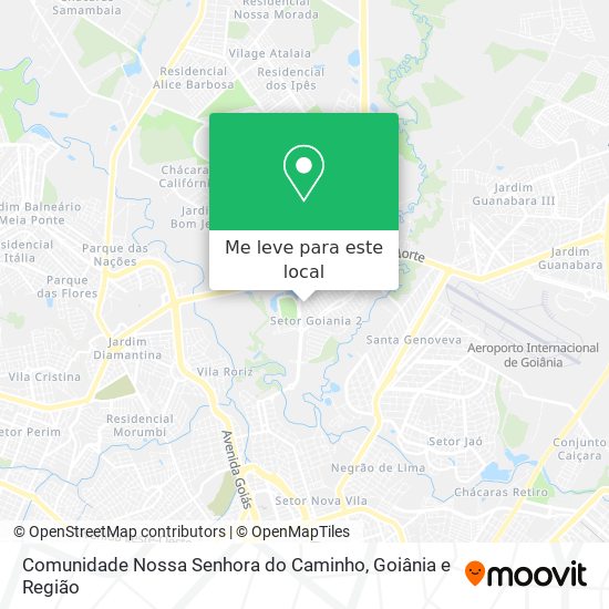 Comunidade Nossa Senhora do Caminho mapa