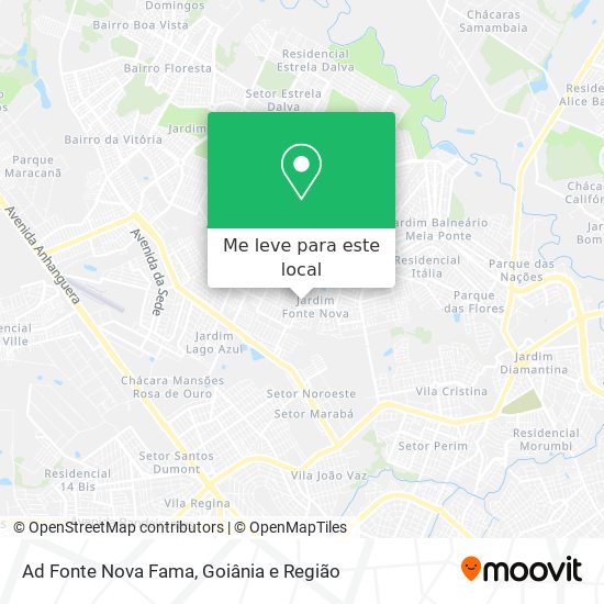 Ad Fonte Nova Fama mapa